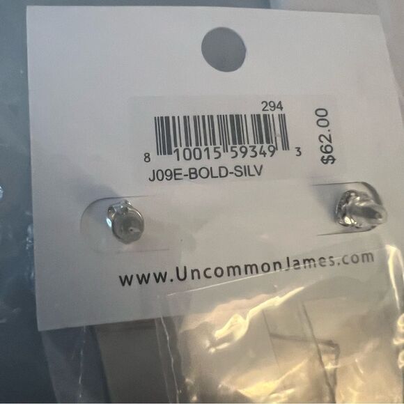 Uncommon James Bold Earrings - Silver - New - Picture 4 of 5